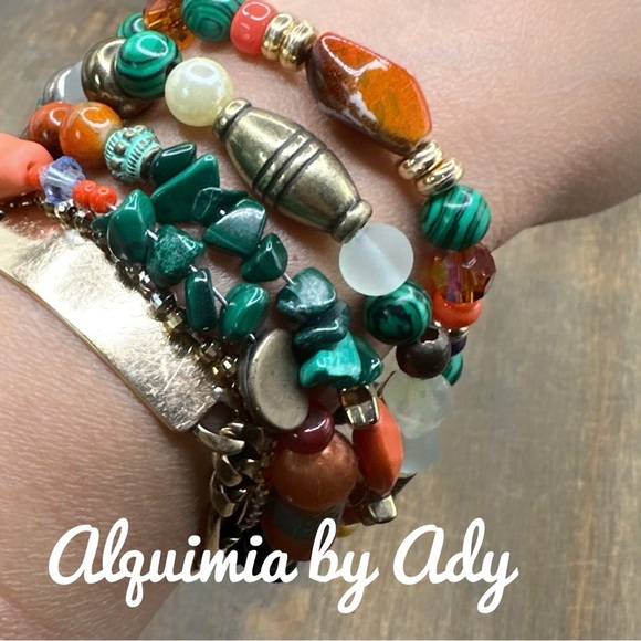 Alquimia by Ady Multicolor Beaded Bracelet - Picture 9 of 12